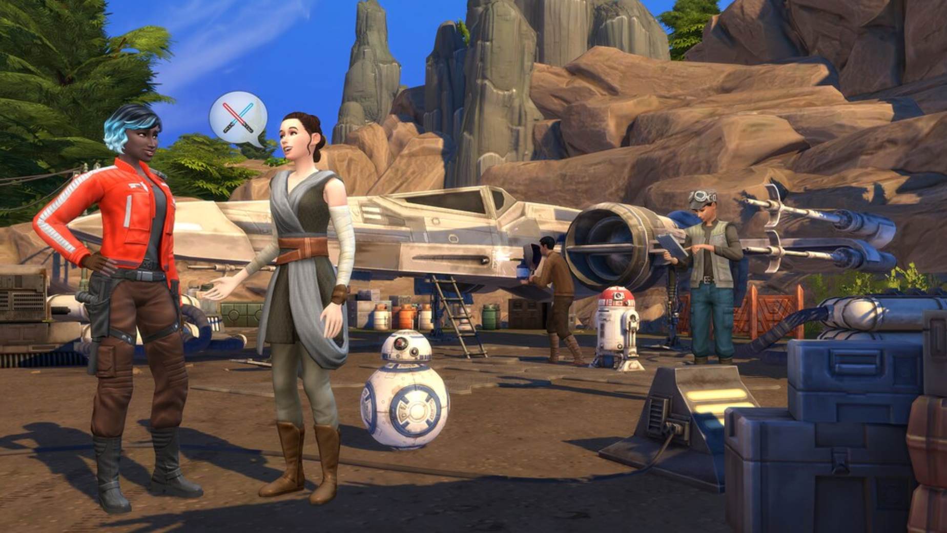 THE SIMS 4 - STAR WARS: JOURNEY TO BATUU (DLC) - XBOX ONE - XBOX LIVE - MULTILANGUAGE - WORLDWIDE