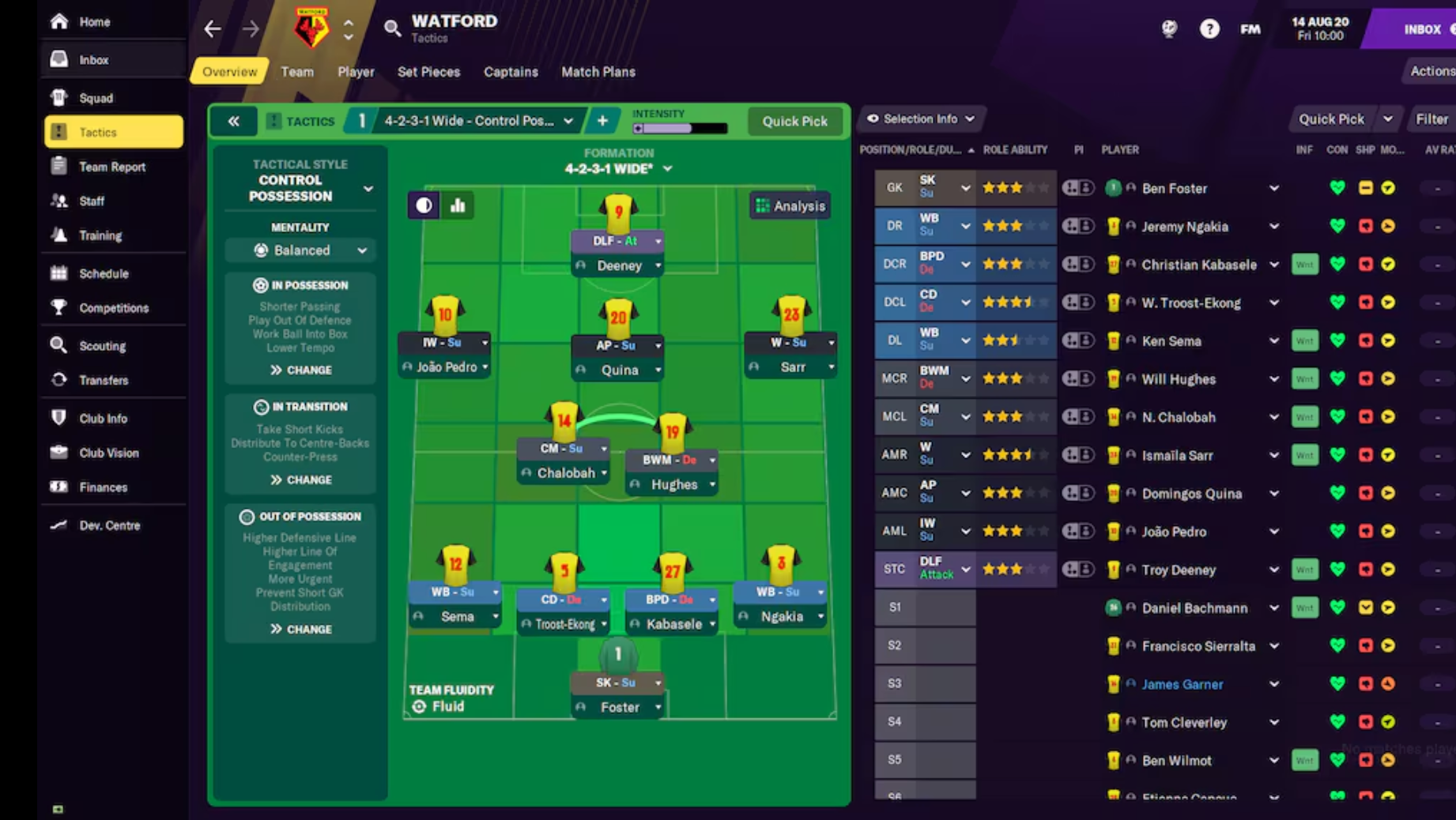 FOOTBALL MANAGER TOUCH 2021 - NINTENDO SWITCH - SWITCH - MULTILANGUAGE - WORLDWIDE