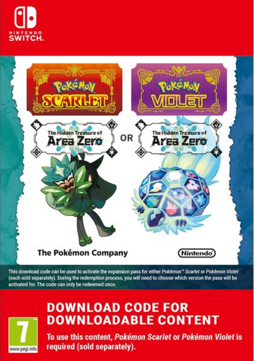 POKEMON SCARLET / VIOLET - THE HIDDEN TREASURE OF AREA ZERO (DLC) - NINTENDO SWITCH - SWITCH - MULTILANGUAGE - EU
