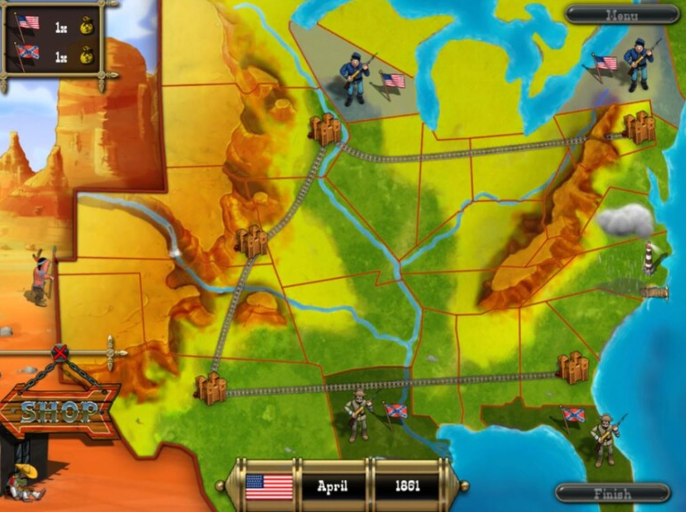THE BLUECOATS: NORTH AND SOUTH - PC - STEAM - MULTILANGUAGE - WORLDWIDE