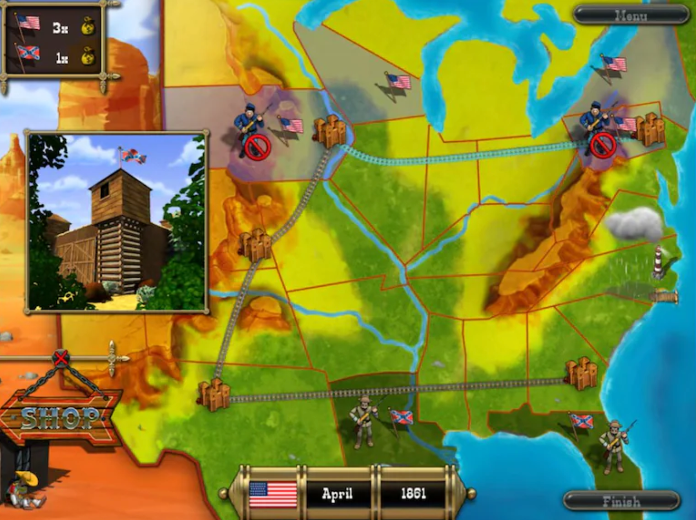 THE BLUECOATS: NORTH AND SOUTH - PC - STEAM - MULTILANGUAGE - WORLDWIDE
