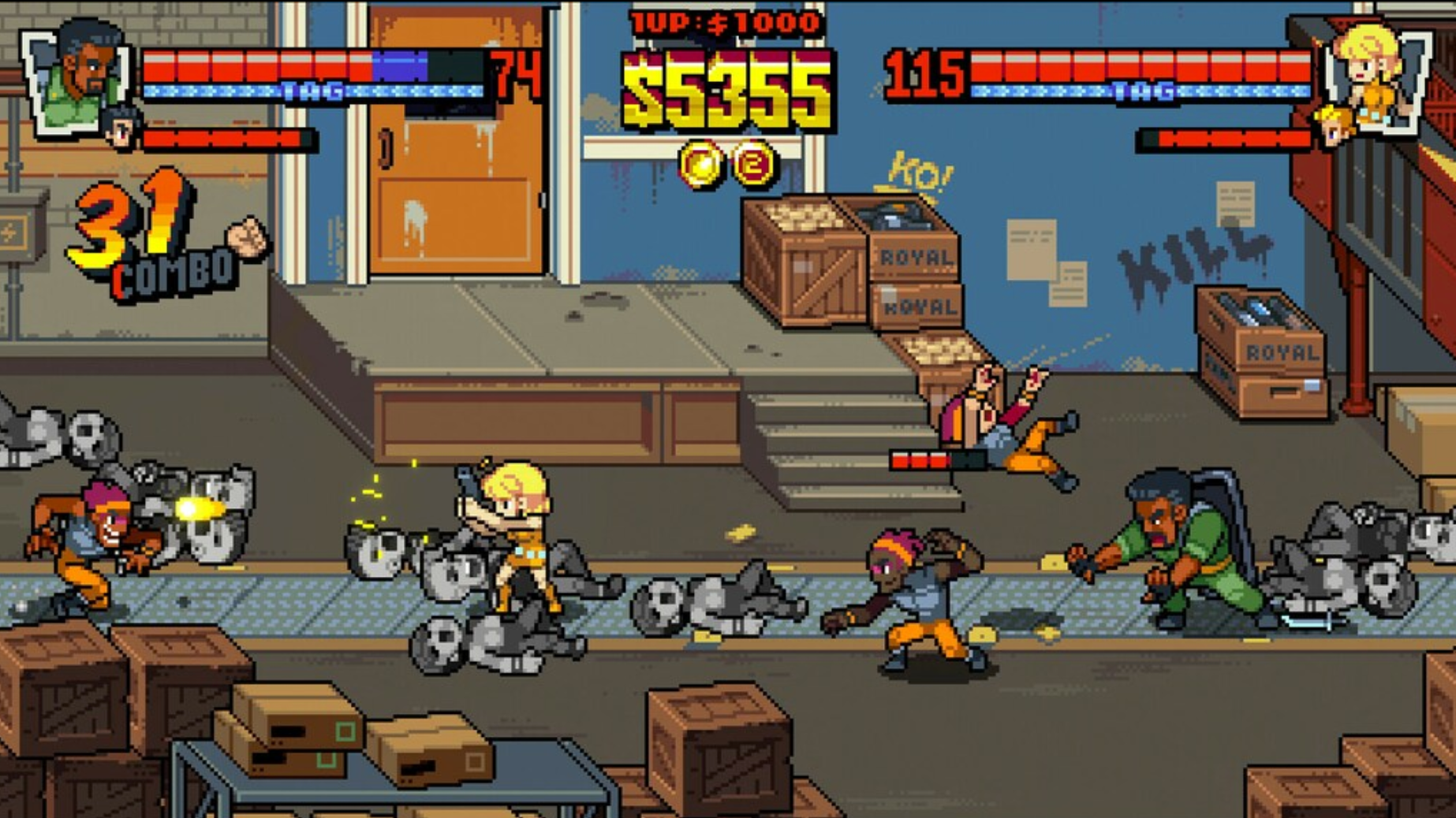 DOUBLE DRAGON GAIDEN: RISE OF THE DRAGONS - NINTENDO SWITCH - MULTILANGUAGE - EU