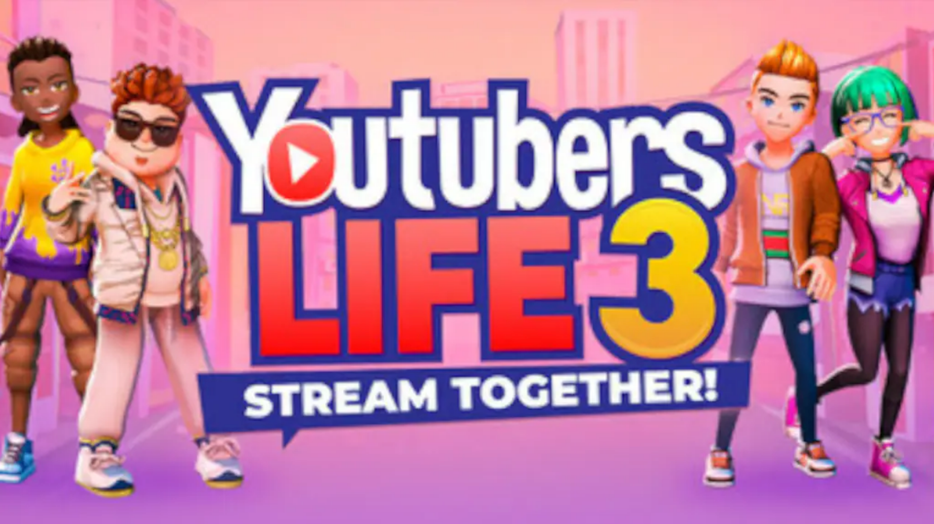 YOUTUBERS LIFE 3: STREAM TOGETHER! - PC - STEAM - MULTILANGUAGE - WORLDWIDE