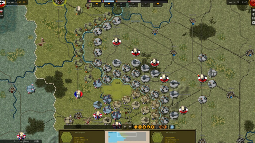 STRATEGIC COMMAND: WORLD WAR I - BATTLES FOR YPRES (DLC) - PC - STEAM - MULTILANGUAGE - WORLDWIDE