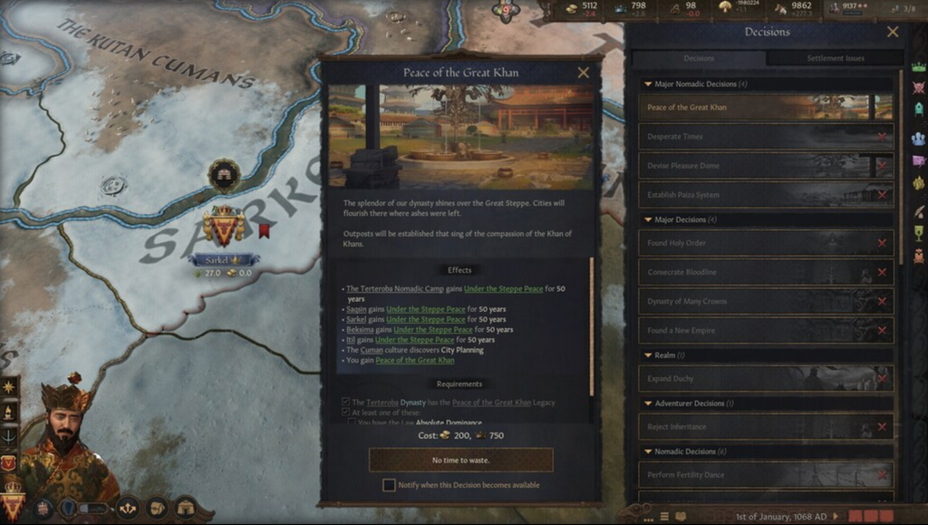 CRUSADER KINGS III - KHANS OF THE STEPPE (DLC) - PC - STEAM - MULTILANGUAGE - EU - Libelula Vesela - Jocuri video