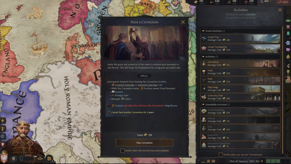 CRUSADER KINGS III CORONATIONS (DLC) - PC - STEAM - MULTILANGUAGE - EU