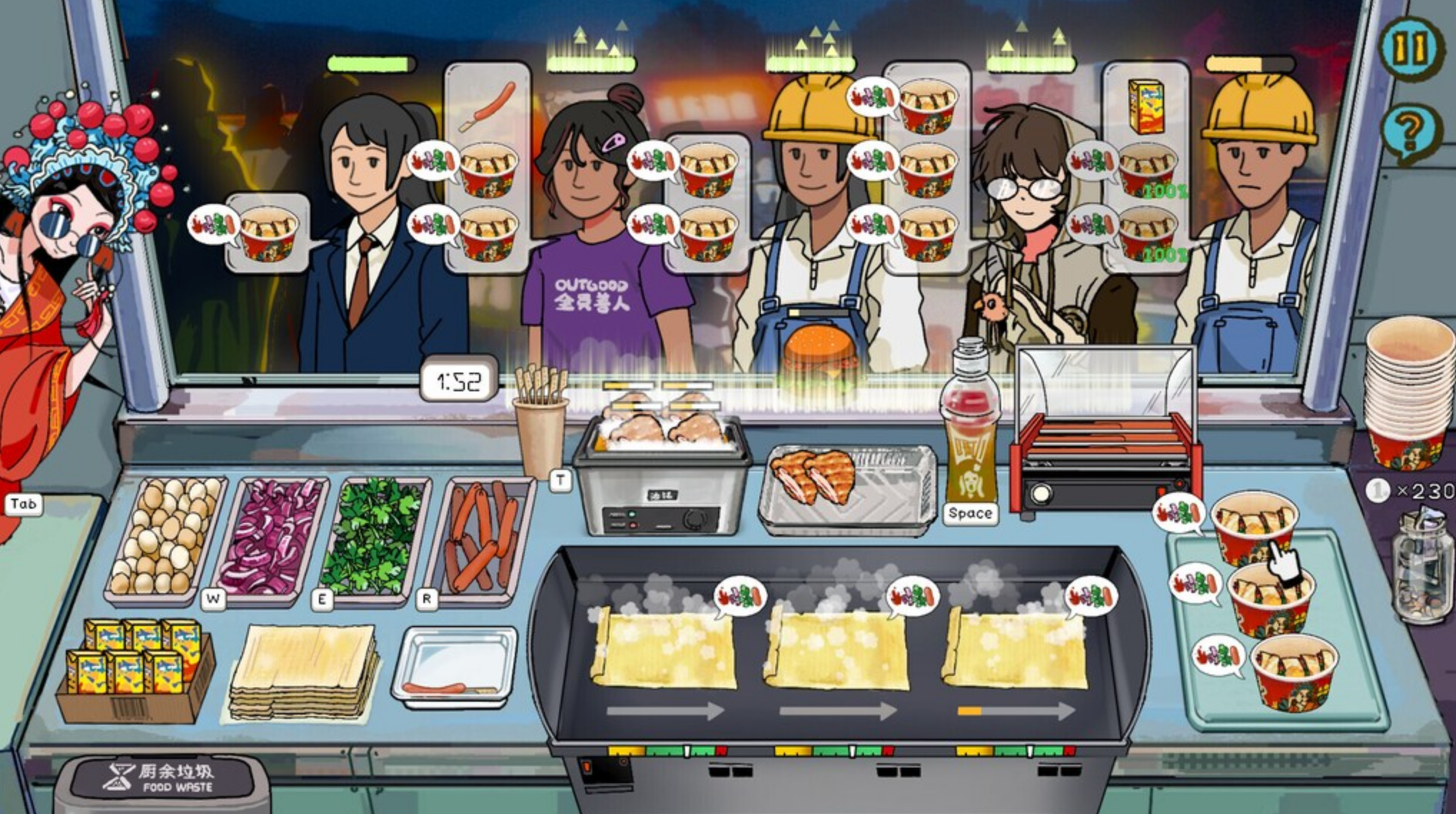 CHINESE STREET FOOD LEGEND - PC - STEAM - MULTILANGUAGE - WORLDWIDE