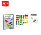 SET 50 BLOCURI CONSTRUCTIE, KIDS, MULTICOLOR - APLI (APL19159)