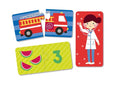 SET PUZZLE CITY: TRANSPORT, NUMERE, PROFESII, KIDS, 3 X 24 PIESE - APLI (APL18797)