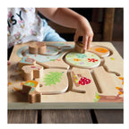 WOODEN PLATE TOY, FOREST ANIMALS - ANDREU TOYS (ANT16107)