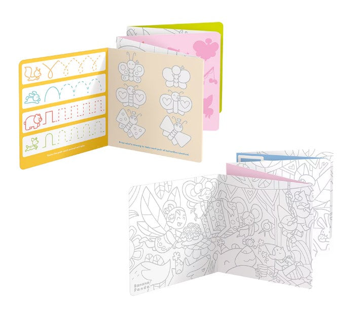 COLORING AND LINE DRAWING BOOK, I LOVE COLORING - BANANA PANDA (BP50162)