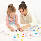 BOARD GAME, DOMINO WITH ANIMALS, NUMBERS AND COLORS, LET'S PLAY - BANANA PANDA (BP49166)