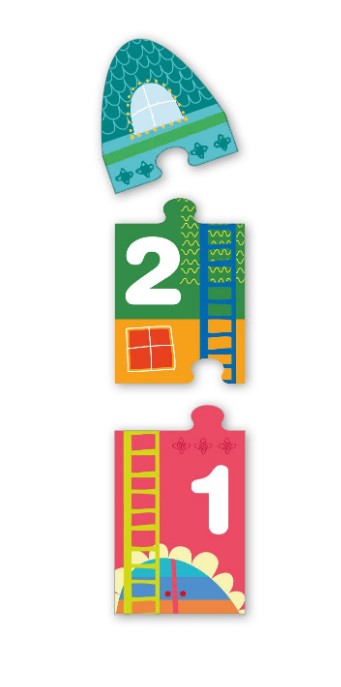 PUZZLE - CASUTA 1,2,3, 30 PIESE - APLI (APL14806)