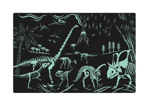 PUZZLE CARE STRALUCESTE IN INTUNERIC, KIDS, 60 DE PIESE, DINOZAURI - APLI (APL19435)
