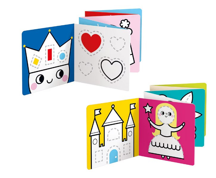 READY TO DRAW COLORING BOOK FOR CHILDREN, UNICORNS AND FAIRIES - BANANA PANDA (BP50157)