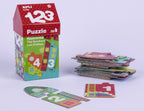 PUZZLE - CASUTA 1,2,3, 30 PIESE - APLI (APL14806)