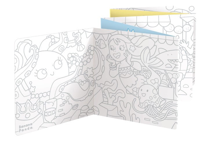 CARTE DE COLORAT SI TRASAT LINII PENTRU COPII I LOVE COLORING - BANANA PANDA (BP50163)