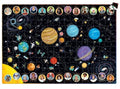 SUPER LARGE SOLAR SYSTEM PUZZLE, 300 PIECES, 98 X 68 CM, - BANANA PANDA (BP49110)