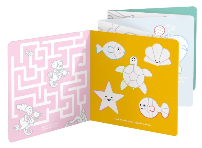 CARTE DE COLORAT SI TRASAT LINII PENTRU COPII I LOVE COLORING - BANANA PANDA (BP50163)