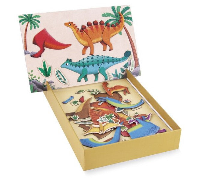 PUZZLE MAGNETIC DINOZAURI, KIDS, 52 PIESE - APLI (APL19233)