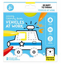 CARTE DE COLORAT PENTRU BEBELUSI READY TO DRAW, VEHICULE LA LUCRU, - BANANA PANDA (BP50156)