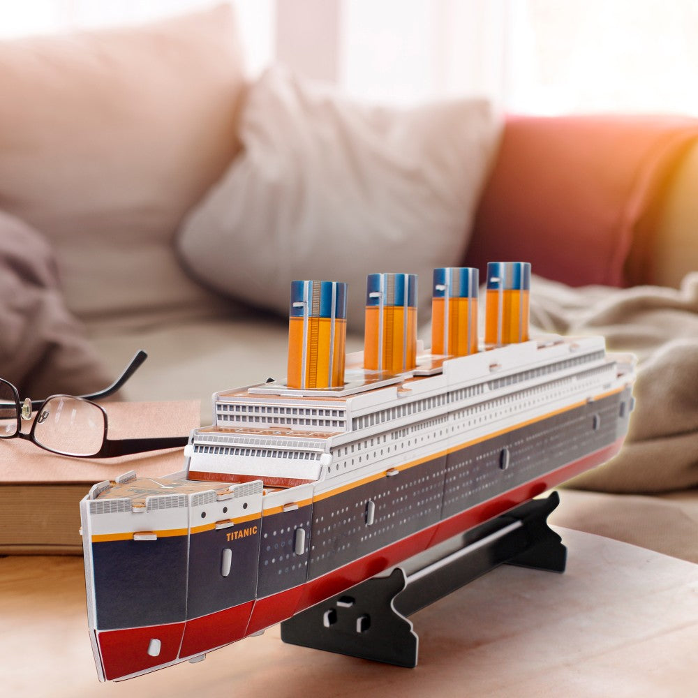 PUZZLE 3D NAVA MICA TITANIC 35 PIESE - CUBIC FUN (CUT4012h)