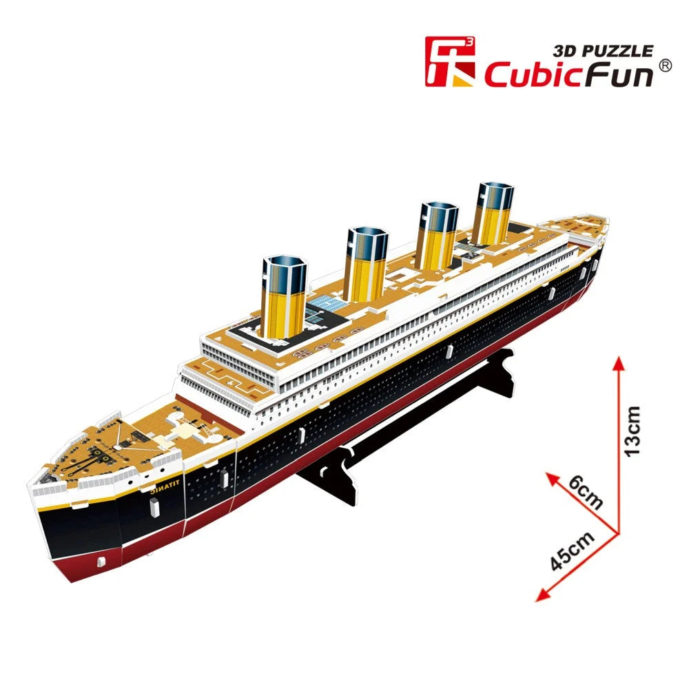 PUZZLE 3D NAVA MICA TITANIC 35 PIESE - CUBIC FUN (CUT4012h)