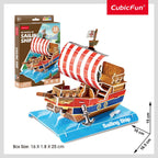 CUBIC FUN - 3D PUZZLE SAILING SHIP 33 PIECES - CUBIC FUN (CUW3122h)