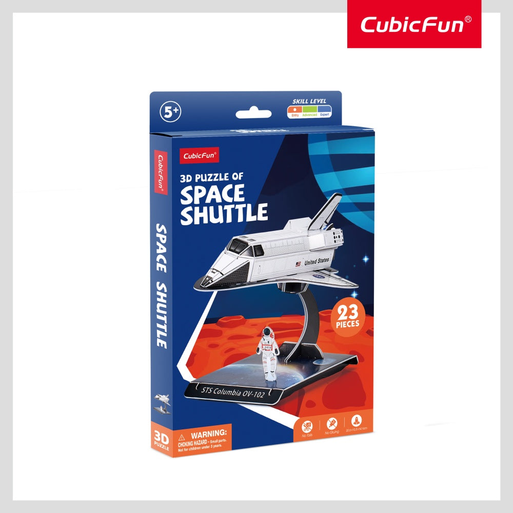 CUBIC FUN - 3D PUZZLE SPACE SHUTTLE 23 PIECES - CUBIC FUN (CUW3197)