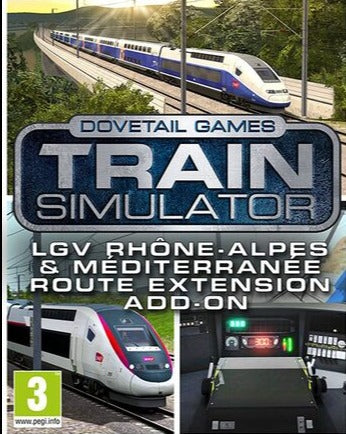 TRAIN SIMULATOR: LGV RHÔNE-ALPES & MÉDITERRANÉE ROUTE EXTENSION ADD-ON - PC - STEAM - MULTILANGUAGE - WORLDWIDE