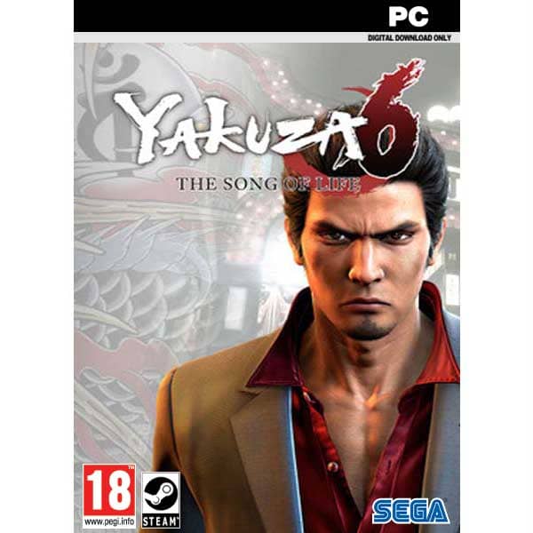 YAKUZA 6: THE SONG OF LIFE - PC - STEAM - MULTILANGUAGE - WORLDWIDE - Libelula Vesela - Jocuri video