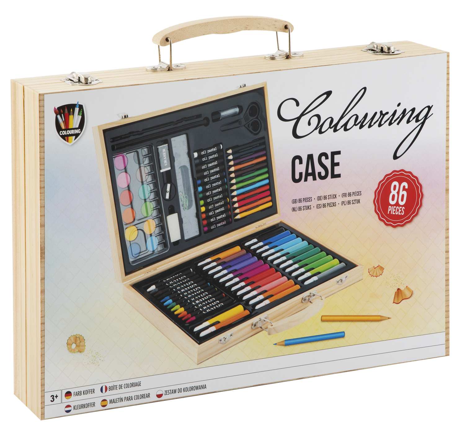 PAINTING AND DRAWING KIT (86 PIECES) - GRAFIX (150100)