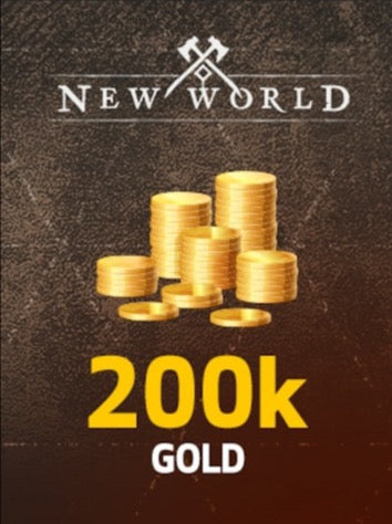NEW WORLD GOLD 200K - KRONOS (EU CENTRAL) - PC - OTHER - MULTILANGUAGE - WORLDWIDE - Libelula Vesela - Jocuri video