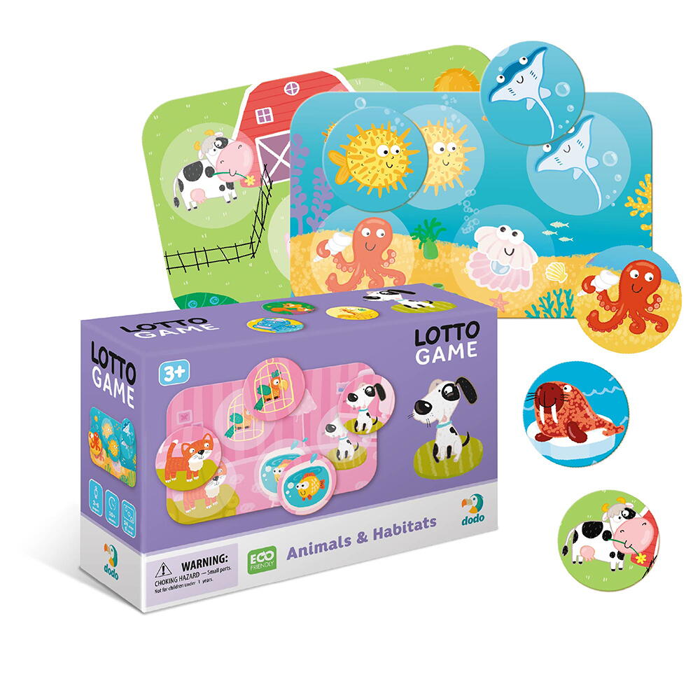 JOC LOTTO - ANIMALE SI HABITATE - DODO (DO300196)