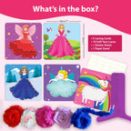 ARTA CU SIRETURI PUFOASE - PRINTESE & UNICORNI - CHALK AND CHUCKLES (CCPPL121)
