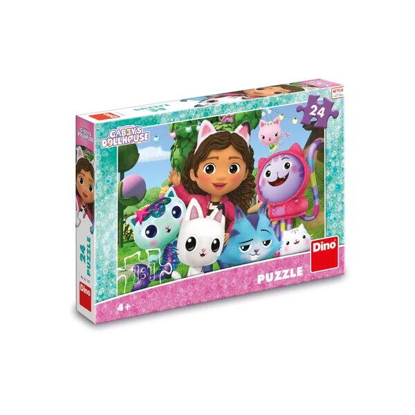 PUZZLE - CASA DE PAPUSI A LUI GABBY (24 PIESE) - DINO (351707)
