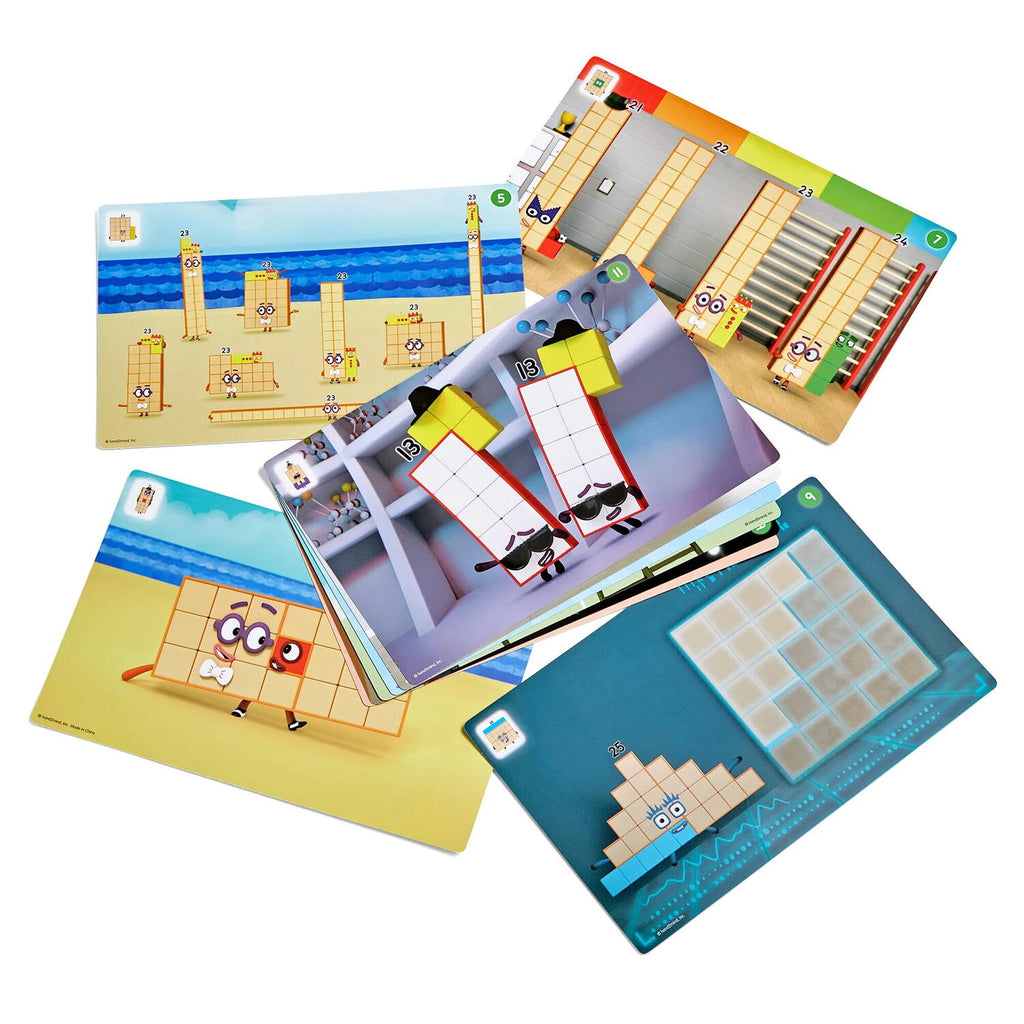 MATHLINK®CUBES NUMBERBLOCKS IN ENGLISH ACTIVITY SET FROM 21 - 30 - HAND2MIND (HM96321-UK)