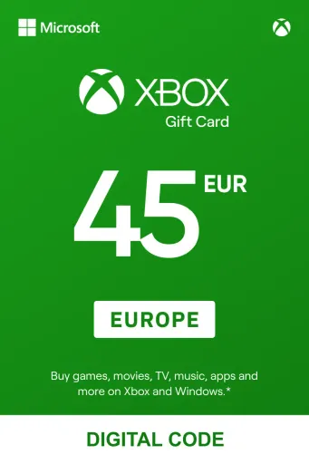 XBOX LIVE GIFT CARD 45 EUR - XBOX LIVE - MULTILANGUAGE - EU