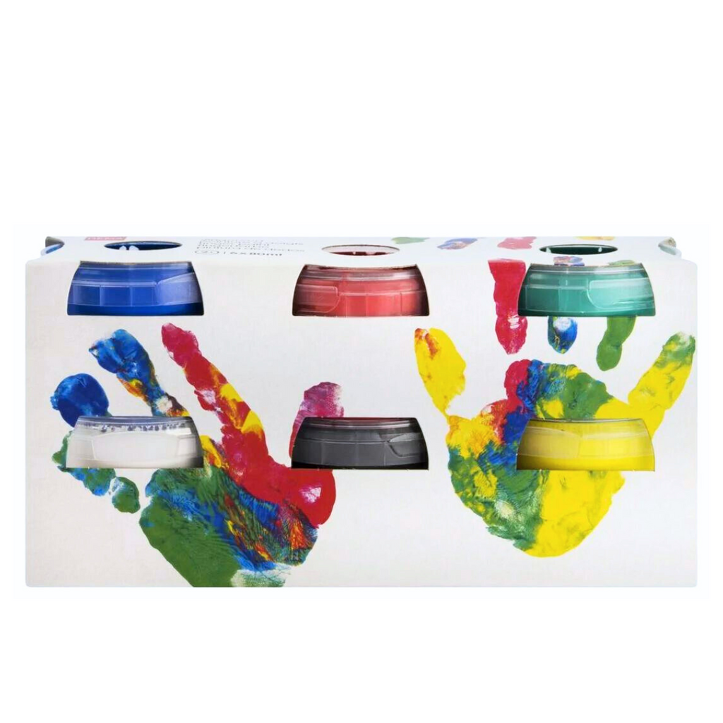 FINGER PAINTING PAINT (6 COLORS) - FEUCHTMANN (6330629)