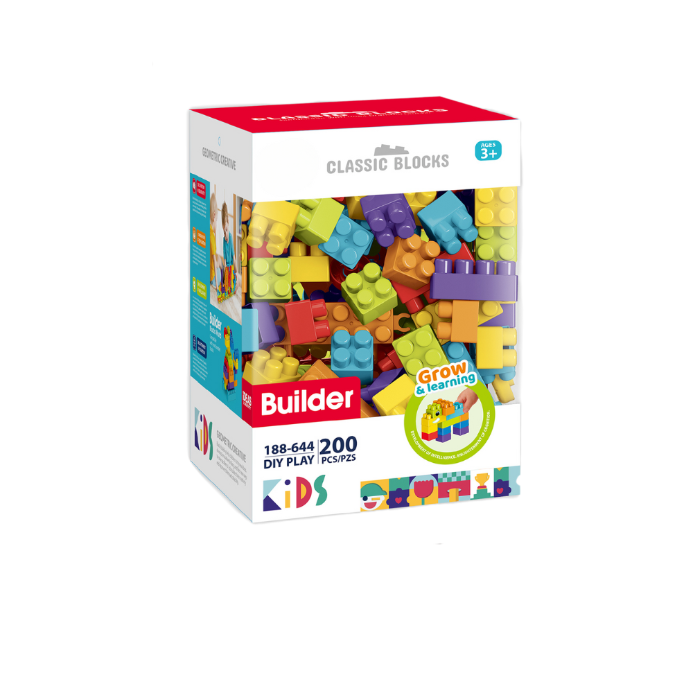 BUILDING CUBES (200 PIECES) - OWL (188-644)
