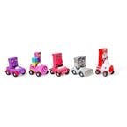 SET MINI VEHICULE NUMBERBLOCKS - DE LA 6 LA 10 - HAND2MIND (HM96928-UK)