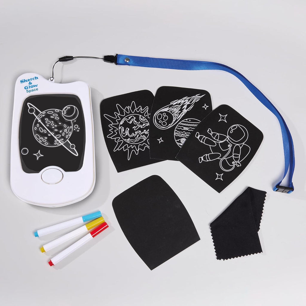 MINI TABLITA DESEN CU LED - SPATIUL COSMIC - BRAINSTORM (E2096)