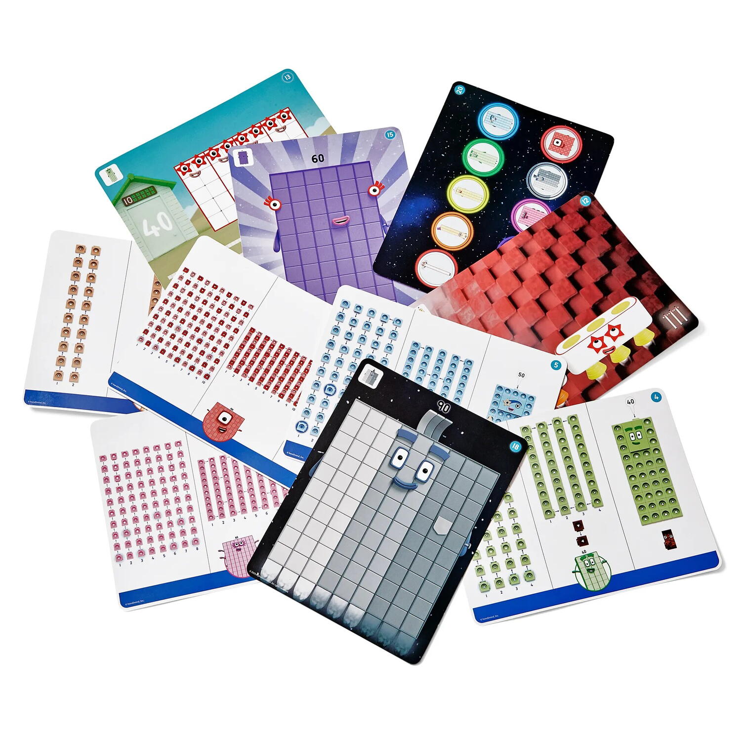 MATHLINK®CUBES NUMBERBLOCKS SET ACTIVITATI - EROII CU ZERO - HAND2MIND (HM96930-UK)