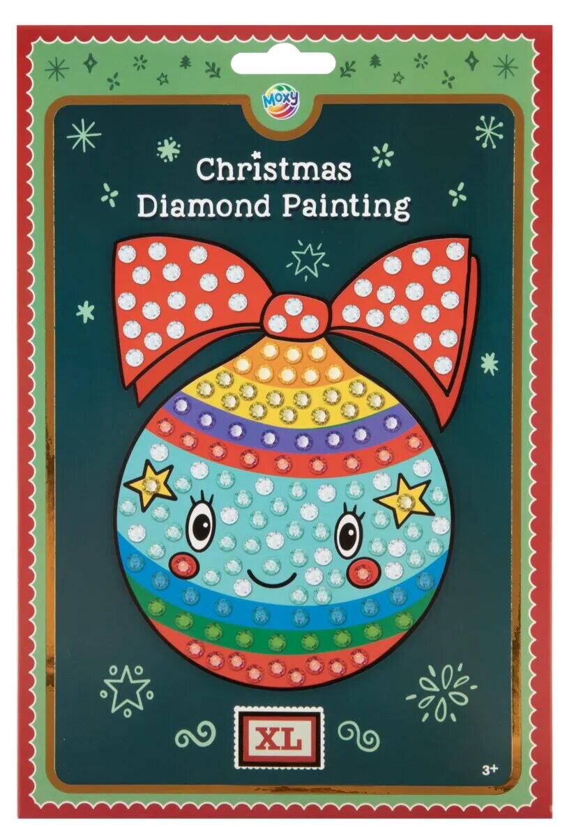 SET PICTURA CU DIAMANTE XL - GLOB DE CRACIUN - MOXY (800080-1)