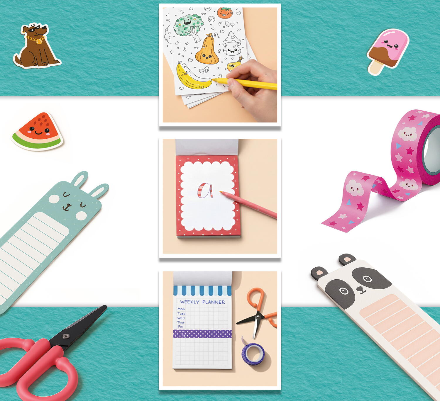 SET CREATIV KIDS ART - ARTICOLE PENTRU BIROU - LISCIANI (LEX113880)