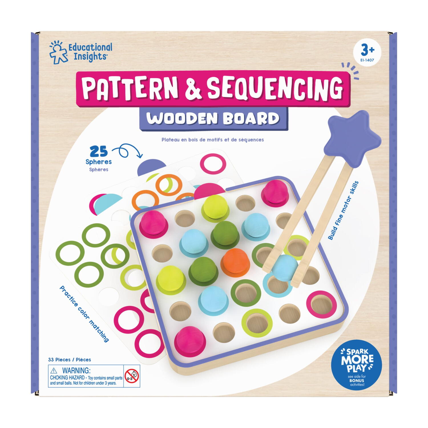 JOC DIN LEMN - MODELE SI SECVENTE - EDUCATIONAL INSIGHTS (EI-1407)