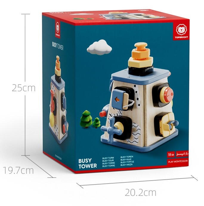 CENTRU ACTIVITATI MONTESSORI 8 IN1 - TOPBRIGHT (121229)