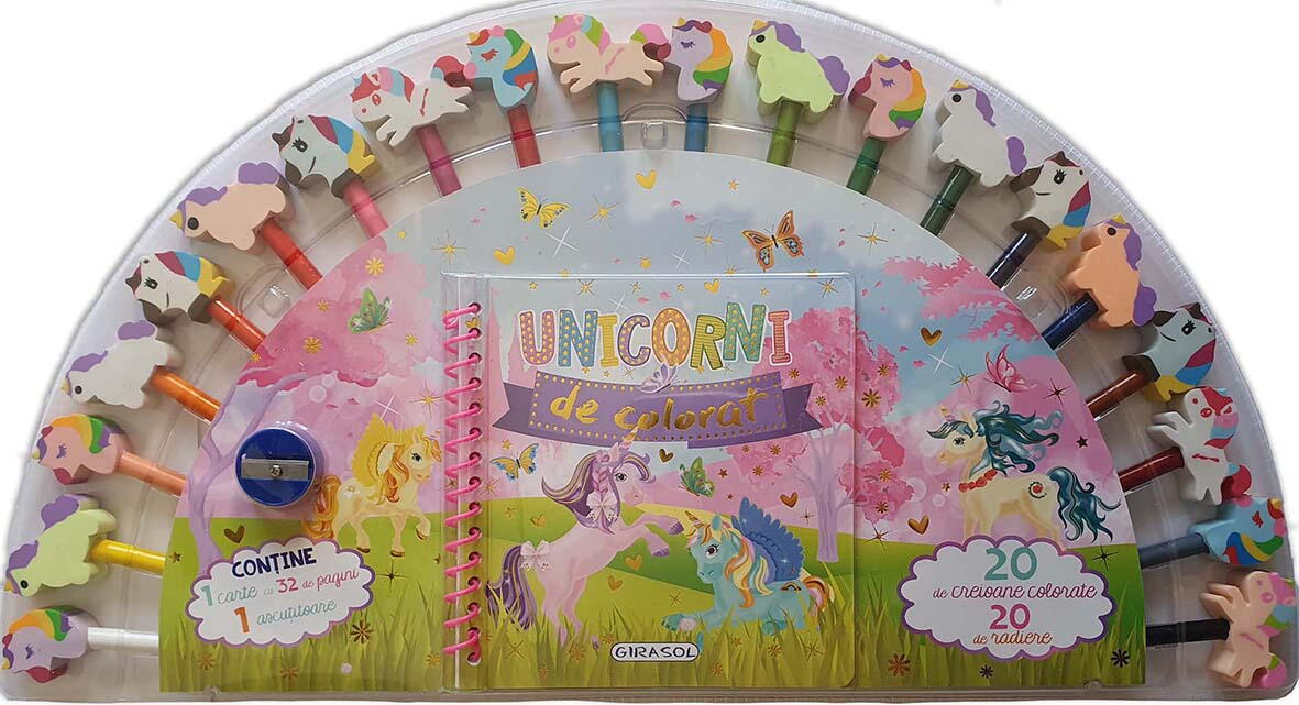 UNICORNI DE COLORAT (20 CREIOANE) - GIRASOL (978-606-024-285-7)