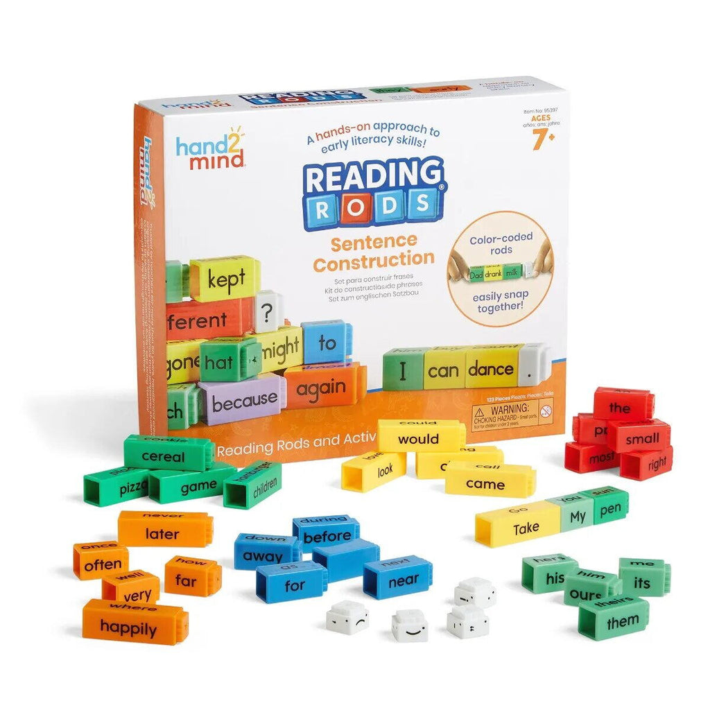 SET READING RODS® - CONSTRUIM PROPOZITII (LB. ENGLEZA) - HAND2MIND (95397)