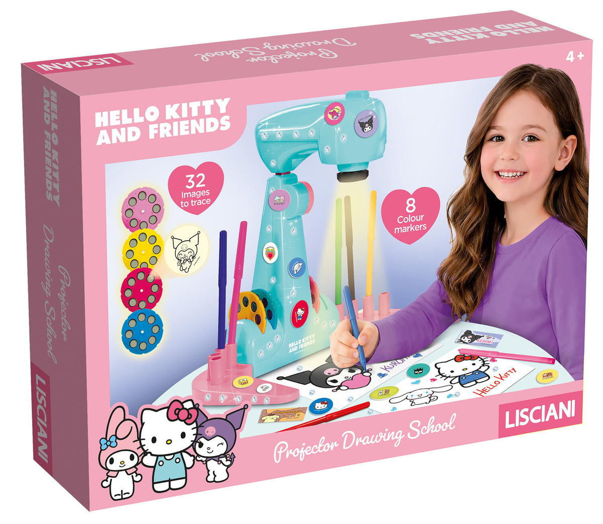 PROIECTOR PENTRU DESEN - HELLO KITTY & PRIETENII - LISCIANI (L119707)
